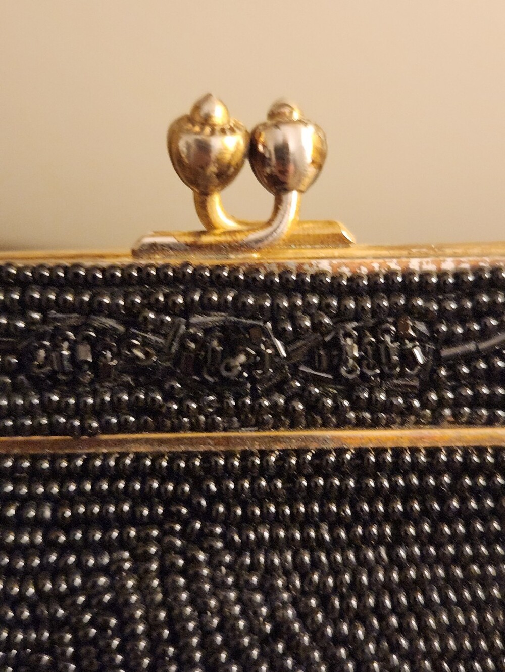 1960s Walborg Black Beaded Handbag - Picture 8 of 10